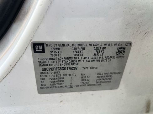 Used 2016 Chevrolet Silverado 1500 LT w/ All Star Edition RWD image 14