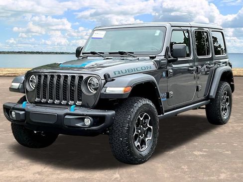 Used 2022 Jeep Wrangler Unlimited Rubicon 4xe w/ Steel Bumper Group AWD/4WD image 4