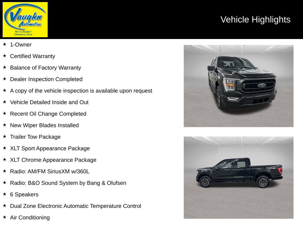 Used 2023 Ford F150 XLT w/ Equipment Group 302A High AWD/4WD image 2
