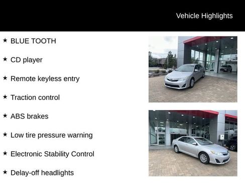 Used 2012 Toyota Camry LE FWD image 7