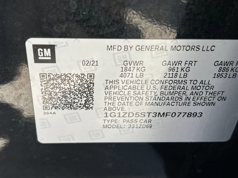 Used 2021 Chevrolet Malibu LT FWD image 31