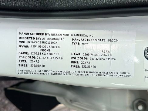 Used 2024 Nissan Murano Platinum AWD/4WD image 35
