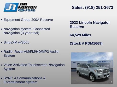 Used 2023 Lincoln Navigator Reserve AWD/4WD image 11