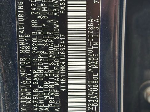 Used 2018 Toyota Camry SE w/ Audio Package image 31