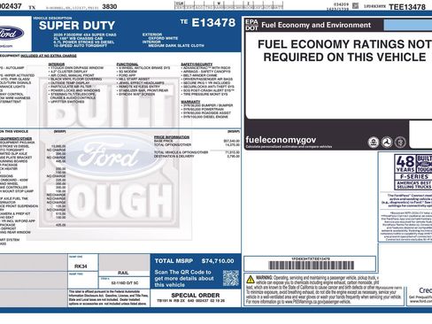 New 2026 Ford F350 XL w/ XL Chrome Package AWD/4WD image 4