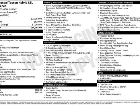 Certified 2022 Hyundai Tucson SEL image 33