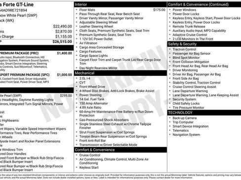 Used 2024 Kia Forte GT-Line w/ GT-Line Premium Package FWD image 31