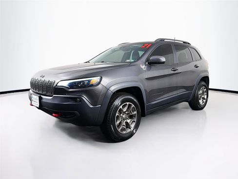 Used 2021 Jeep Cherokee Trailhawk w/ Sun, Sound & Nav Group image 3