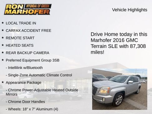 Used 2016 GMC Terrain SLE w/ Chrome Edition FWD image 11