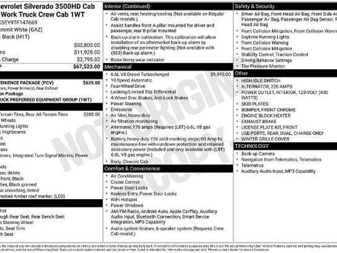 New 2026 Chevrolet Silverado 3500 W/T w/ WT Convenience Package image 4
