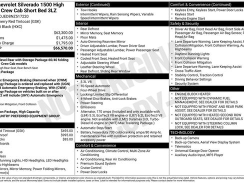 Used 2022 Chevrolet Silverado 1500 High Country image 36