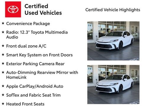 Certified 2026 Toyota Camry SE w/ Convenience Package FWD image 7