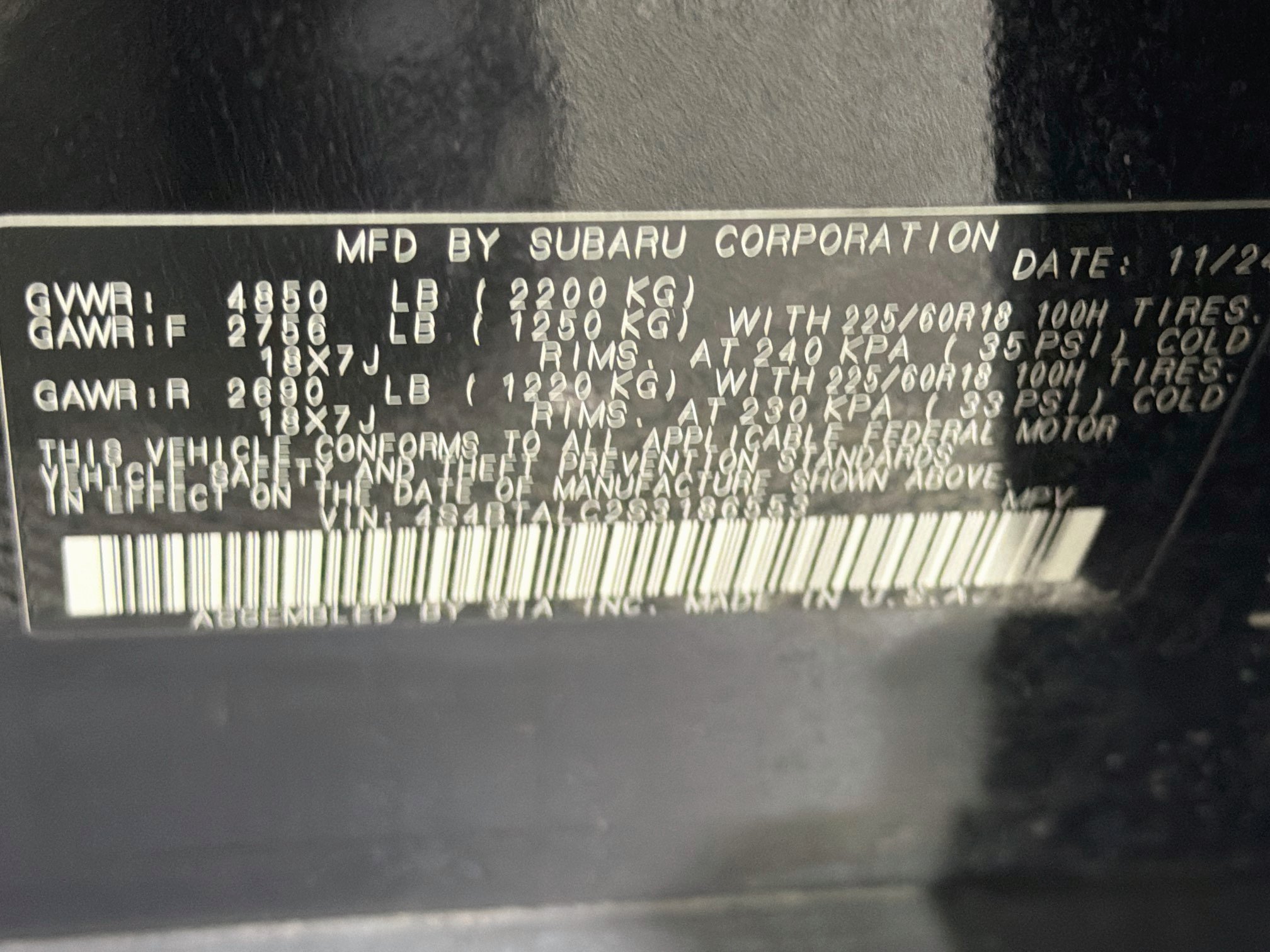 Used 2025 Subaru Outback Onyx Edition AWD/4WD image 12