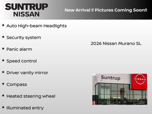 New 2026 Nissan Murano SL AWD/4WD image 6