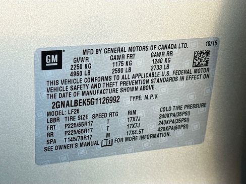 Used 2016 Chevrolet Equinox LS image 38