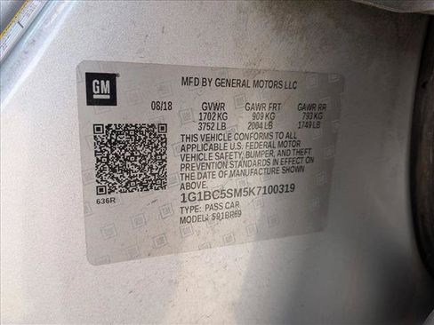 Used 2019 Chevrolet Cruze LS FWD image 15