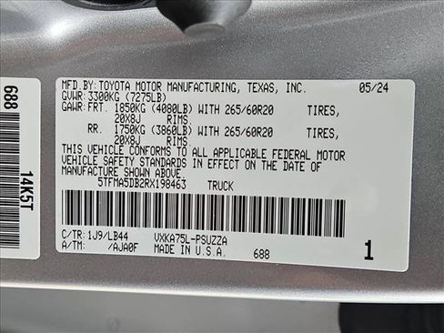 Used 2024 Toyota Tundra 1794 Edition AWD/4WD image 25
