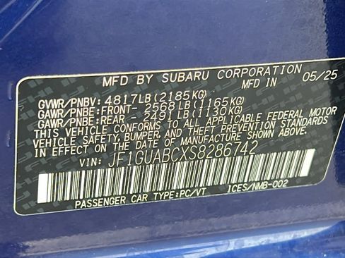 Used 2025 Subaru Impreza 2.0i AWD/4WD image 31