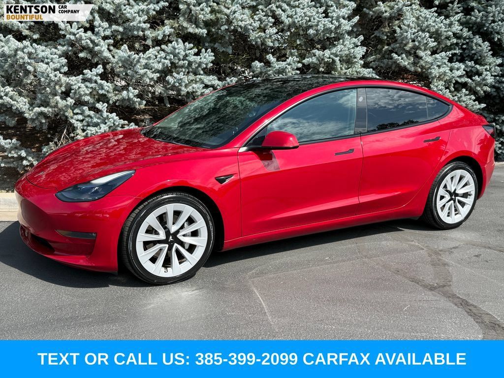 Used 2022 Tesla Model 3 Long Range AWD/4WD image 1