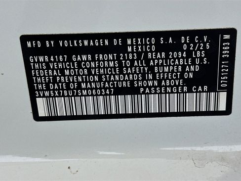 Used 2025 Volkswagen Jetta S FWD image 12