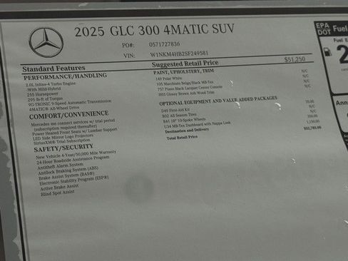 Certified 2025 Mercedes-Benz GLC 300 4MATIC image 23