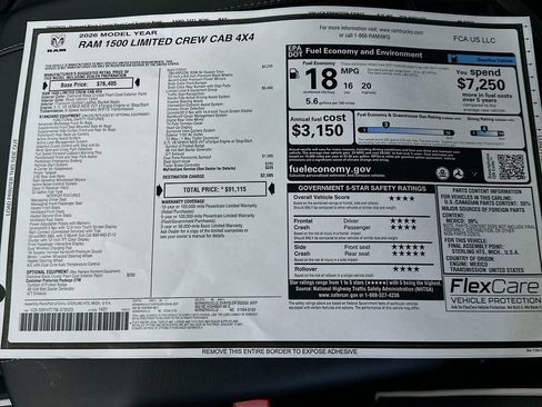 New 2026 RAM 1500 Limited AWD/4WD image 21