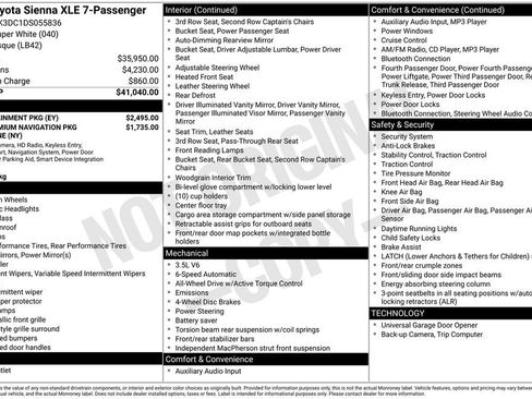 Used 2013 Toyota Sienna XLE w/ Entertainment Pkg image 12