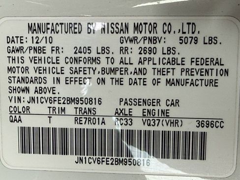 Used 2011 INFINITI G37 Sport w/ Premium Pkg image 40