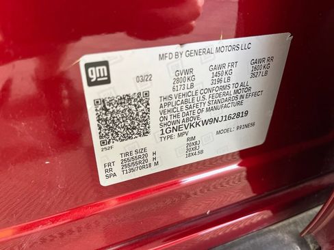 Certified 2022 Chevrolet Traverse Premier AWD/4WD image 43