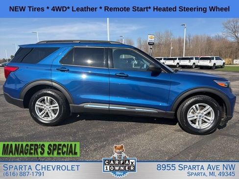 Used 2022 Ford Explorer XLT w/ Equipment Group 202A AWD/4WD image 2