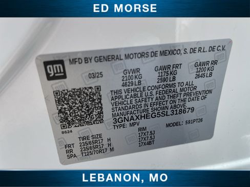 Certified 2025 Chevrolet Equinox LT FWD image 32