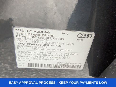 Used 2019 Audi e-tron Prestige w/ Prestige Package image 25