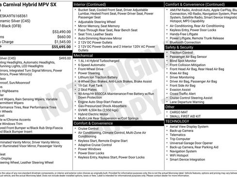 New 2026 Kia Carnival SX Prestige FWD image 31