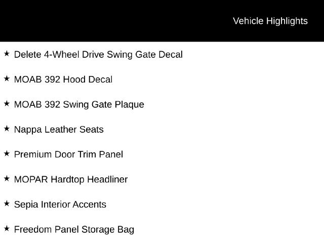 Used 2026 Jeep Wrangler Unlimited Rubicon 392 w/ Quick Order Package 27X Moab AWD/4WD image 6