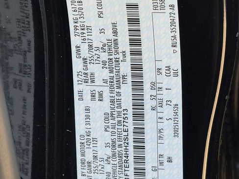 New 2025 Ford Ranger XLT w/ Equipment Group 301A High image 53