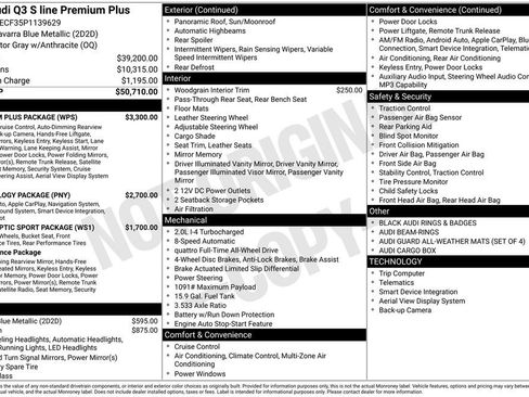 Certified 2023 Audi Q3 2.0T Premium Plus w/ Premium Plus Package AWD/4WD image 45