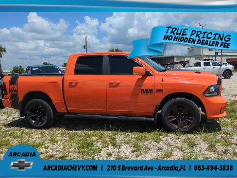 Used 2017 RAM 1500 Sport w/ Ignition Orange Sport Package AWD/4WD image 3