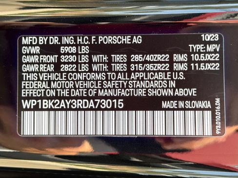 Certified 2024 Porsche Cayenne Turbo GT AWD/4WD image 37