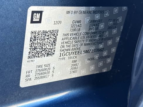 Used 2021 Chevrolet Silverado 1500 LTZ w/ Technology Package image 28