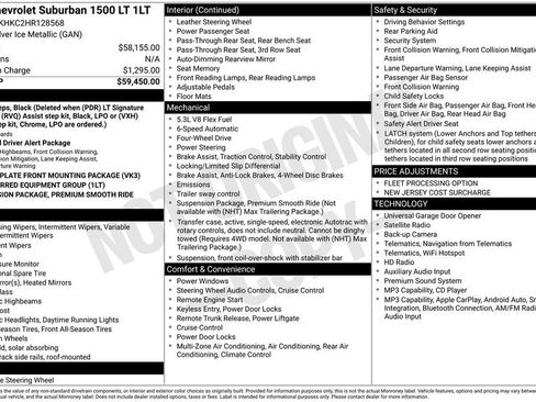 Used 2017 Chevrolet Suburban LT AWD/4WD image 3