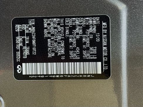 Certified 2021 INFINITI QX80 Luxe RWD image 45