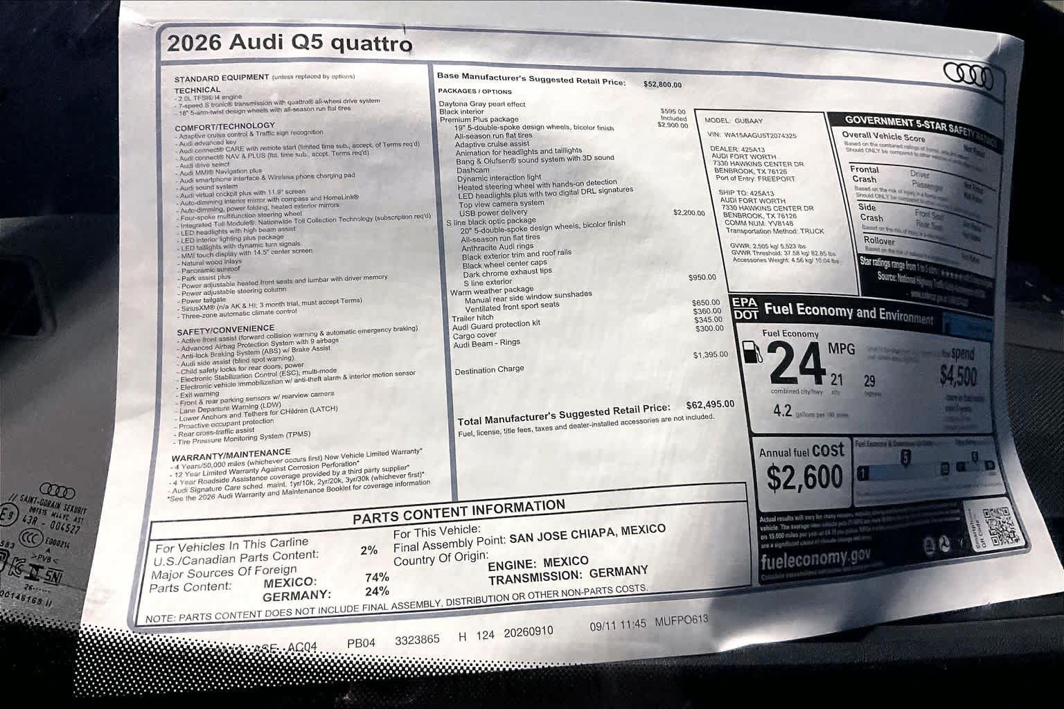 New 2026 Audi Q5 Premium Plus AWD/4WD image 19
