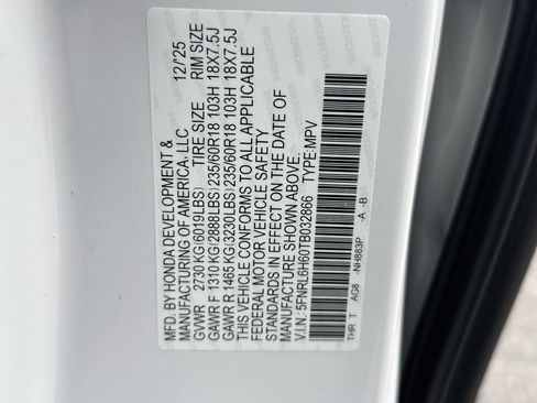 New 2026 Honda Odyssey EX-L image 27