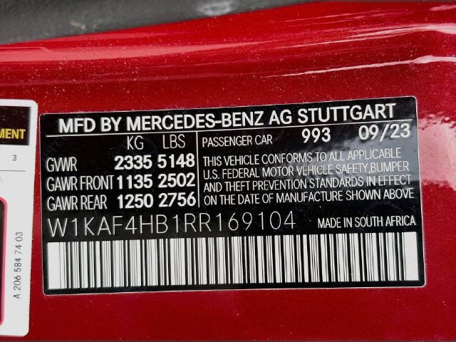 Certified 2024 Mercedes-Benz C 300 4MATIC Sedan image 19