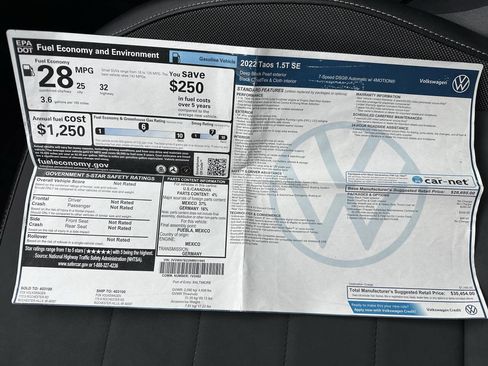 Used 2022 Volkswagen Taos SE image 24