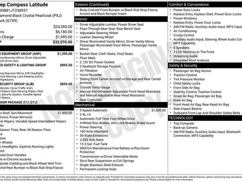 Used 2018 Jeep Compass Latitude w/ Popular Equipment Group AWD/4WD image 17