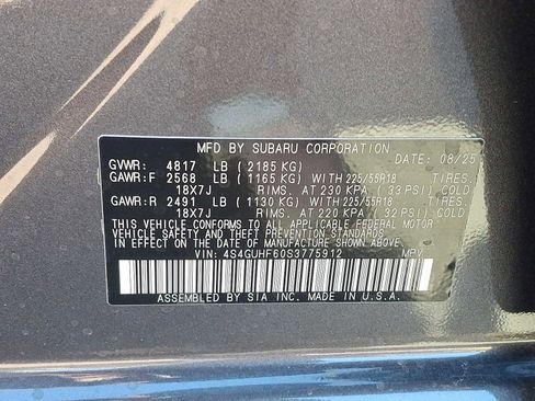 New 2025 Subaru Crosstrek 2.5i Sport image 10