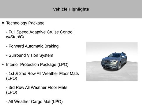 Used 2018 GMC Acadia Denali w/ Technology Package AWD/4WD image 13