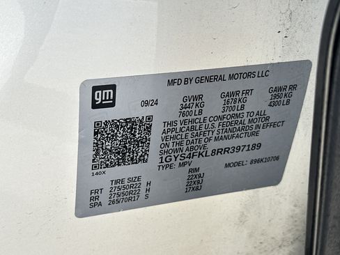 Certified 2024 Cadillac Escalade Sport w/ LPO, ONYX Package image 34