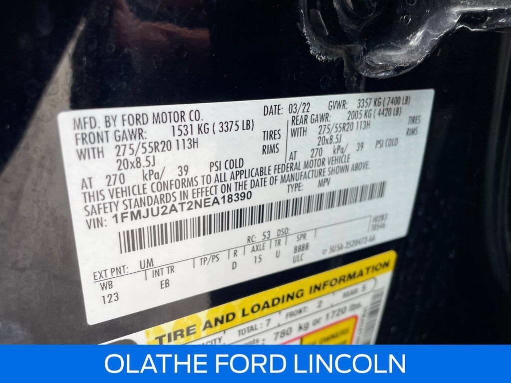 Certified 2022 Ford Expedition Limited AWD/4WD image 16